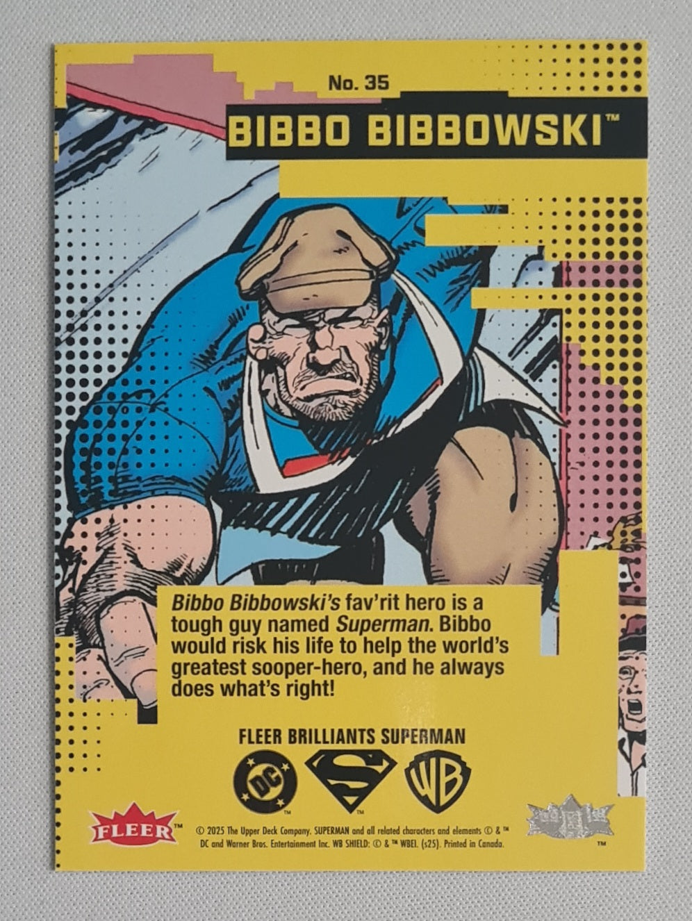 Bibbo Bibbowski - 2025 Fleer Brilliants Superman #35