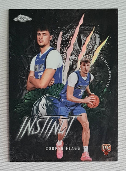 Cooper Flagg - 2025/26 Topps Chrome NBA Instinct Refractor #INS-11 Dallas Mavericks