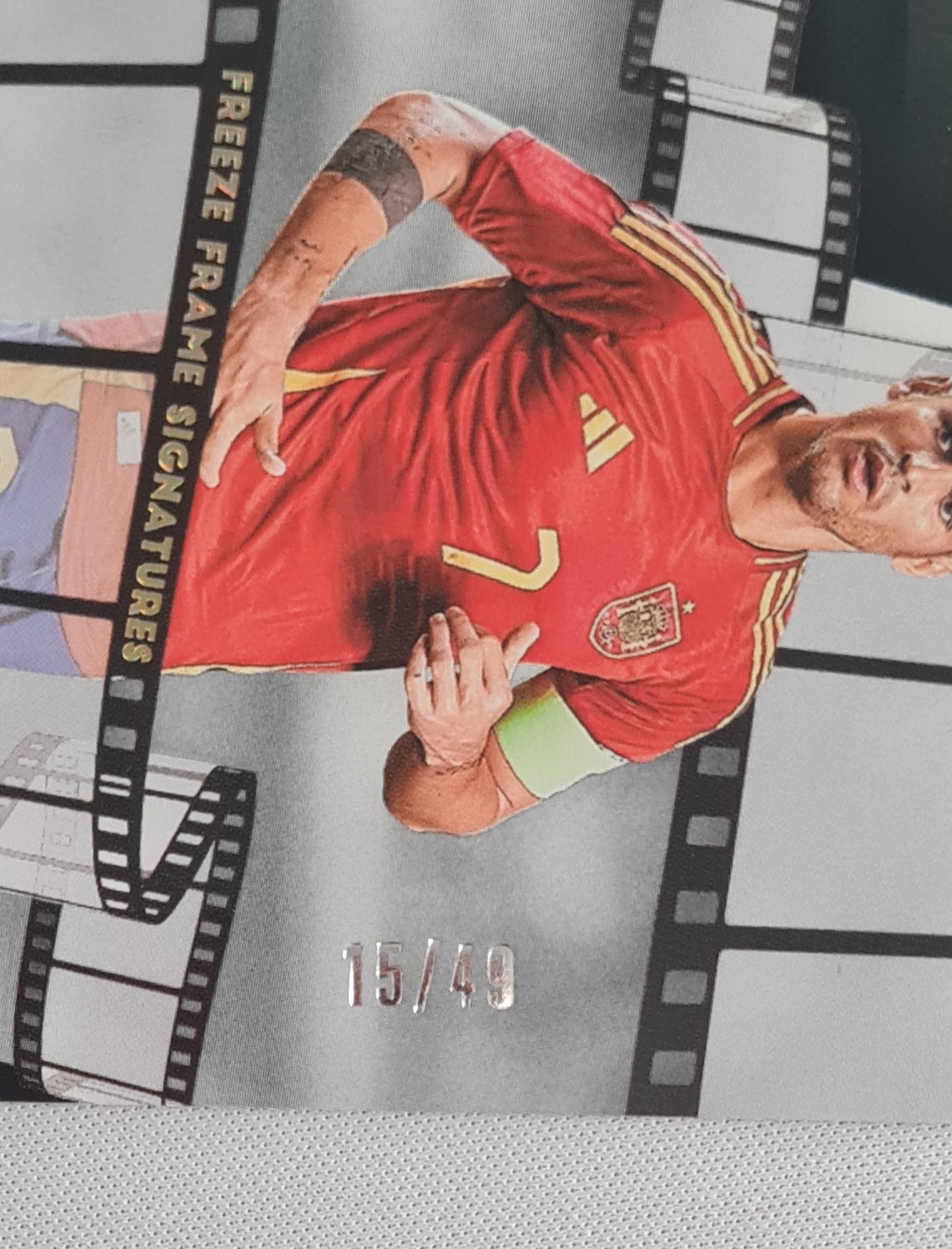 Alvaro Morata - 2024/25 Panini Noir Freeze Frame Signatures /49 #FF-AM Spain