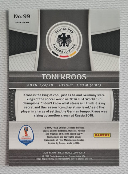 Toni Kroos - 2018 Panini Prizm Soccer World Cup Orange Green Prizm #99 Germany