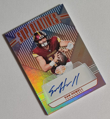Sam Howell - 2023 Panini Illusions Superlatives Auto #S-SHL Washington Commanders
