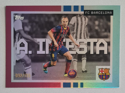 Andres Iniesta - 2025/26 Topps FC Barcelona Team Set We Want The Ball /199 #41