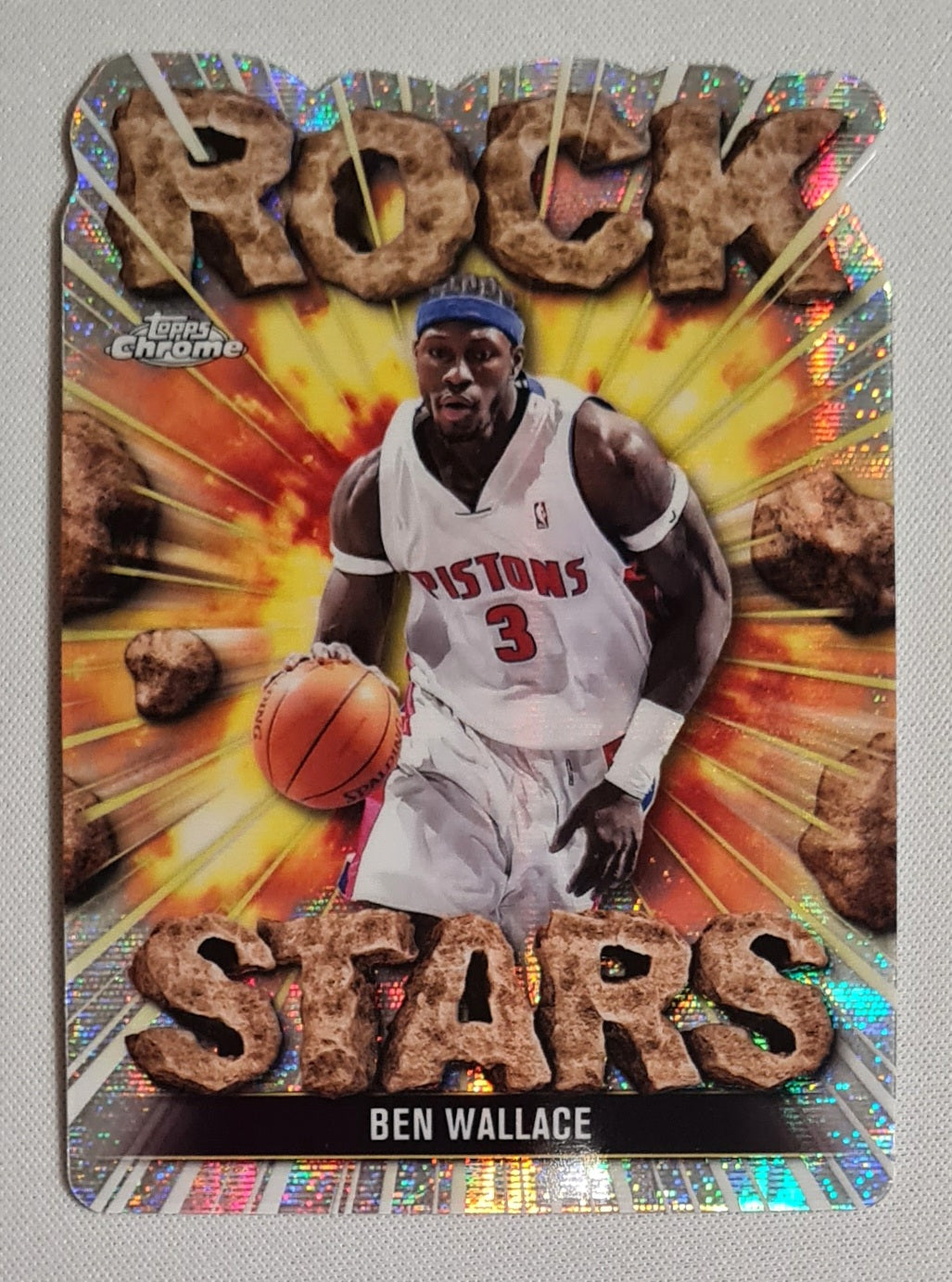 Ben Wallace - 2025/26 Topps Chrome Rock Stars #RS-14 Detroit Pistons