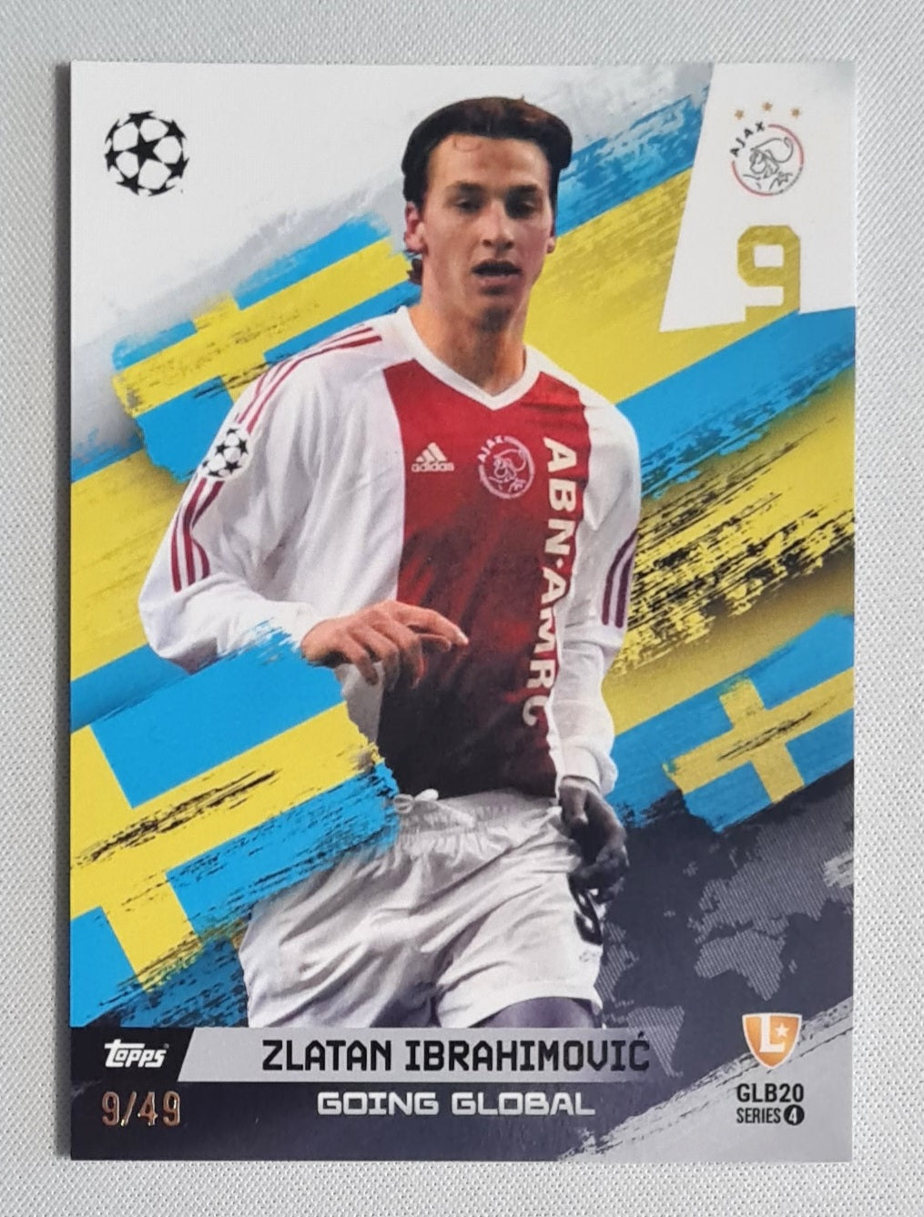 Zlatan Ibrahimovic - 2023 Topps Total Football Going Global /49 AFC Ajax