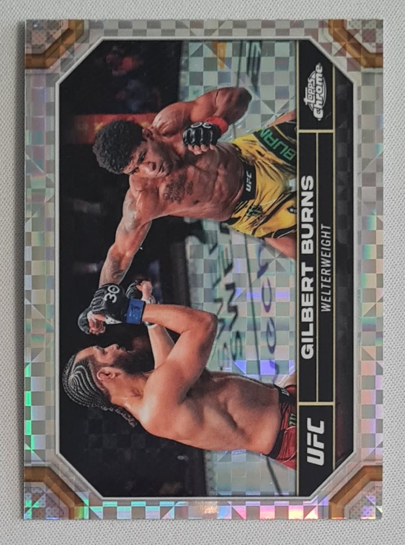 Gilbert Burns - 2024 Topps Chrome UFC X-Fractor #70