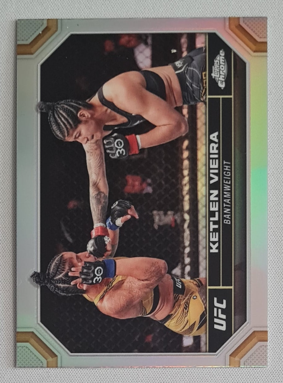Ketlen Vieira - 2024 Topps Chrome UFC Refractor #111