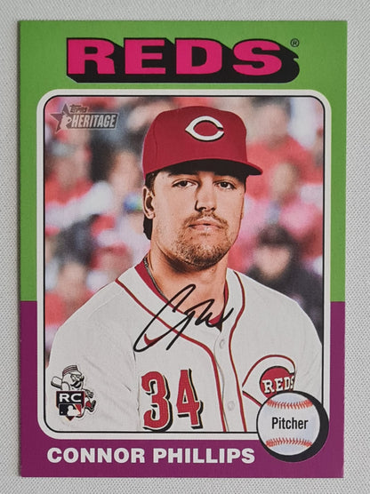 Connor Phillips - 2024 Topps Heritage #674 Cincinnati Reds