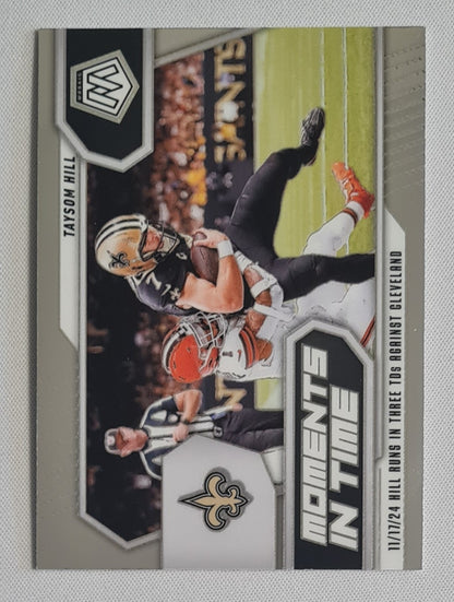 Taysom Hill - 2025 Panini Mosaic Football Moments in Time #13 New Orleans Saints
