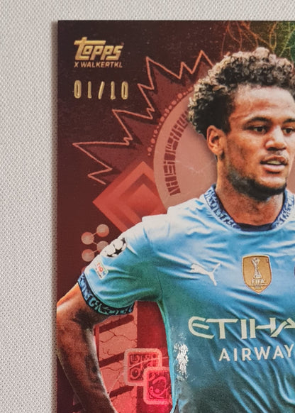 Oscar Bobb - 2024/25 Topps WalkerTKL /10 Manchester City