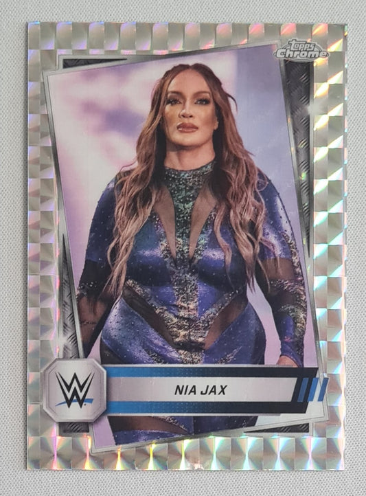 Nia Jax - 2025 Topps Chrome WWE Silver #175