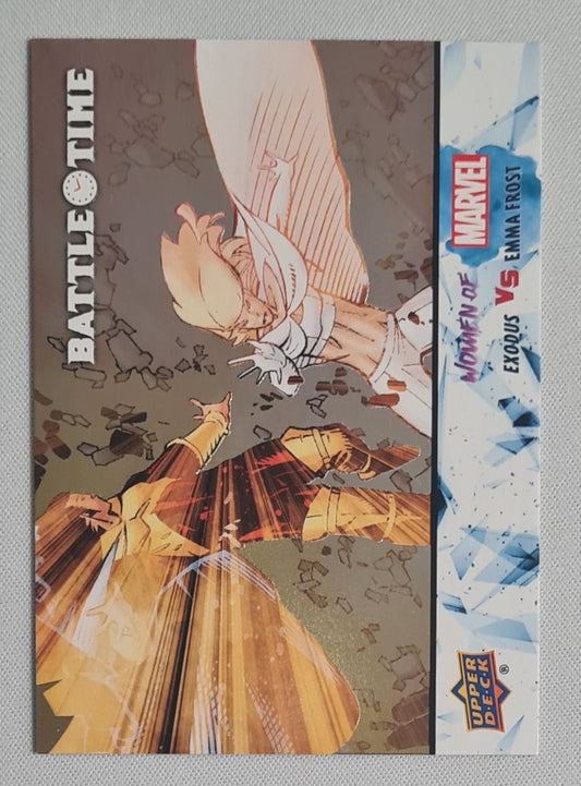Exodus vs Emma Frost - 2022 Upper Deck Women of Marvel Battle Time #BT-11