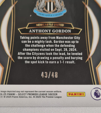 Anthony Gordon - 2024/25 Panini Select Premier League Dragon Scale /48 #88 Newcastle United