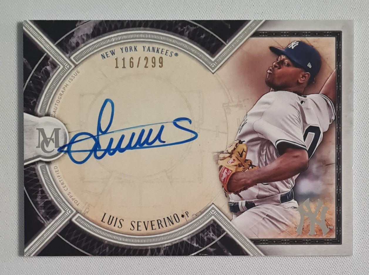 Luis Severino - 2018 Topps Museum Collection Auto /299 #AA-LS New York Yankees