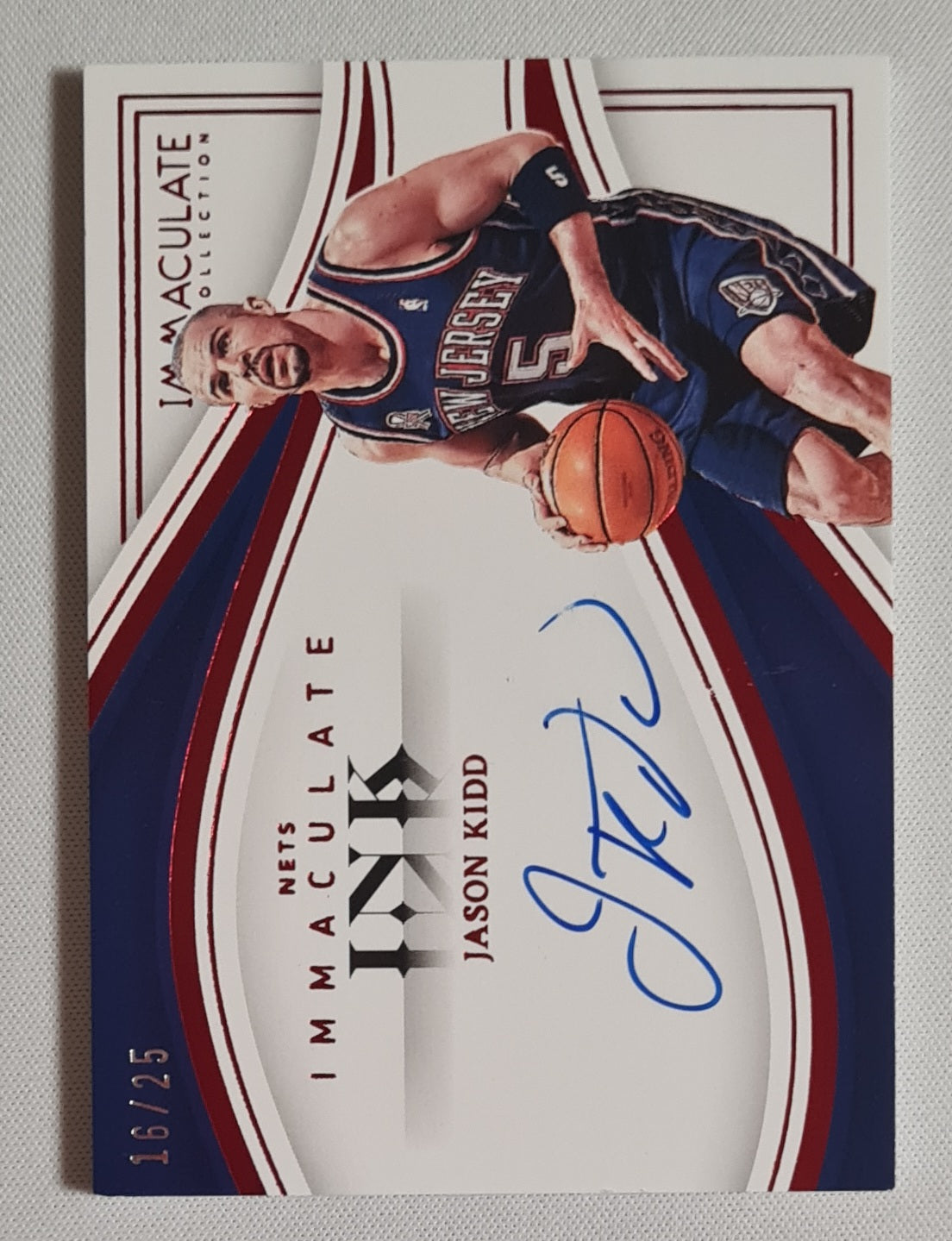 Jason Kidd - 2022/23 Panini Immaculate Ink /25 #II-JKD New Jersey Nets