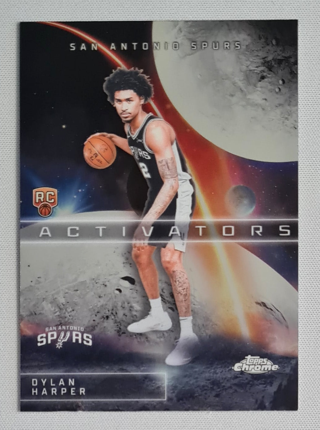 Dylan Harper - 2025/26 Topps Chrome Activators #AC-12 San Antonio Spurs