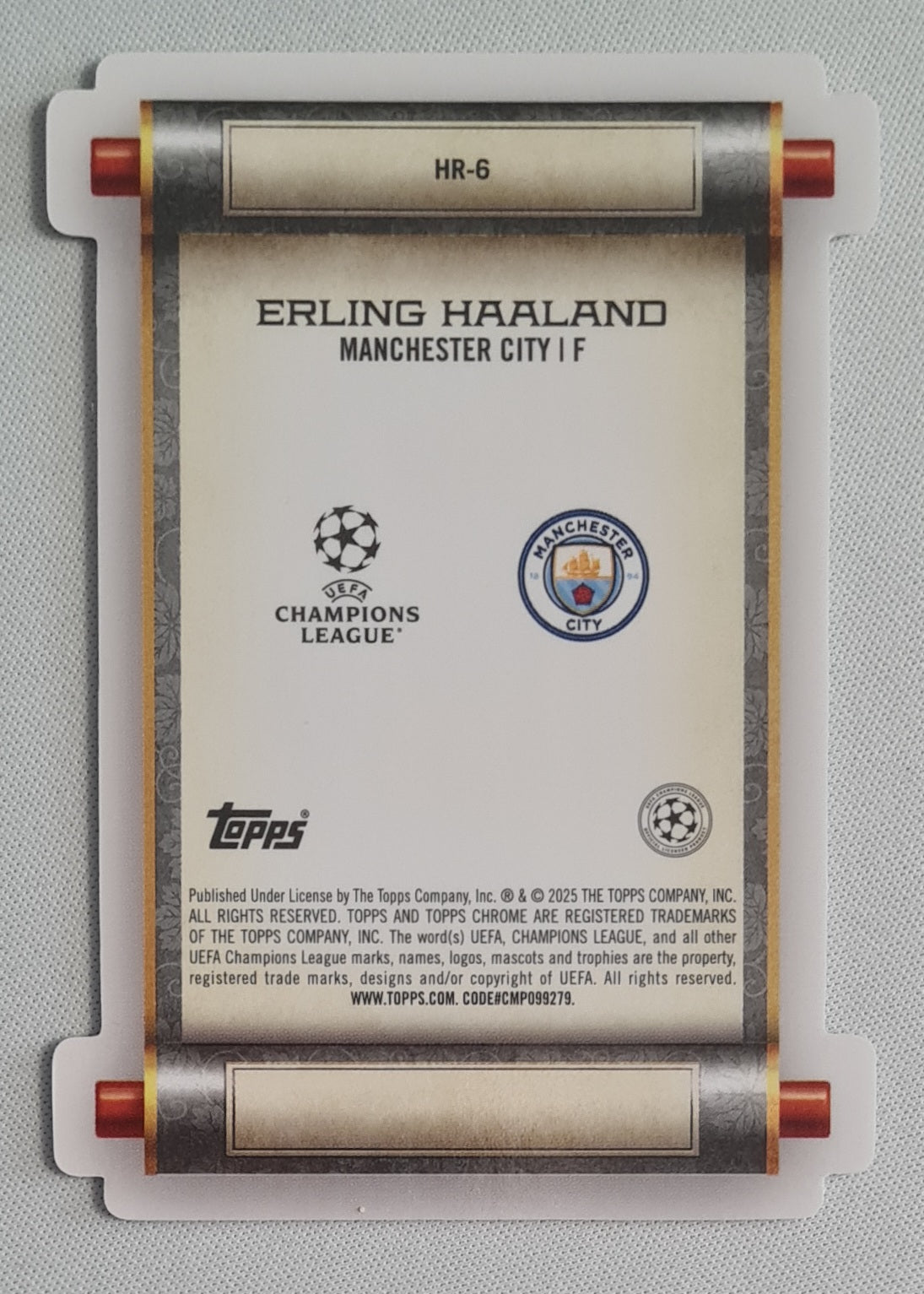 Erling Haaland - 2024/25 Topps Chrome UCC Japan Edition Hero #HR-6 Manchester City