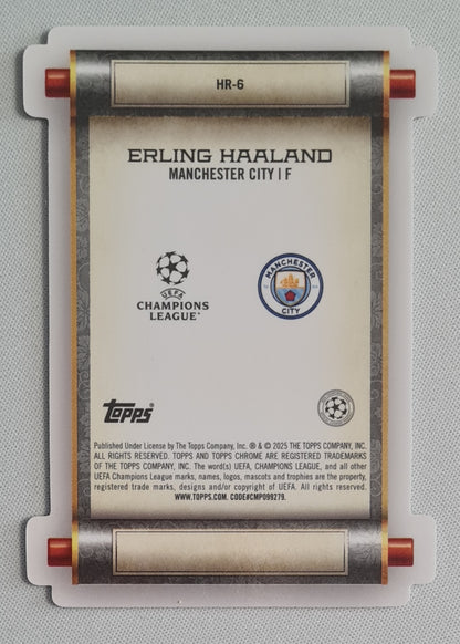 Erling Haaland - 2024/25 Topps Chrome UCC Japan Edition Hero #HR-6 Manchester City
