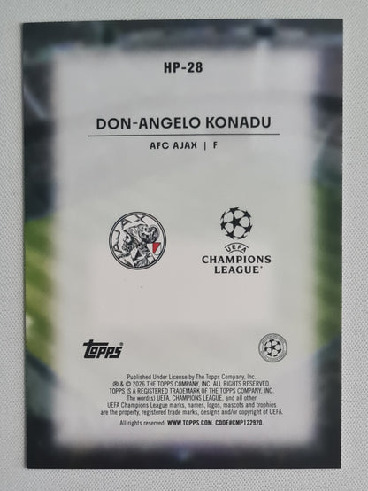 Don Angelo Konadu - 2025/26 Topps UEFA Club Competitions Home Advantage #HP-28 AFC Ajax
