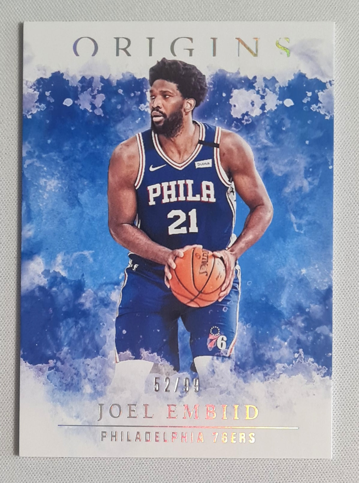 Joel Embiid - 2020/21 Panini Origins Basketball /99 #16 Philadelphia 76ers