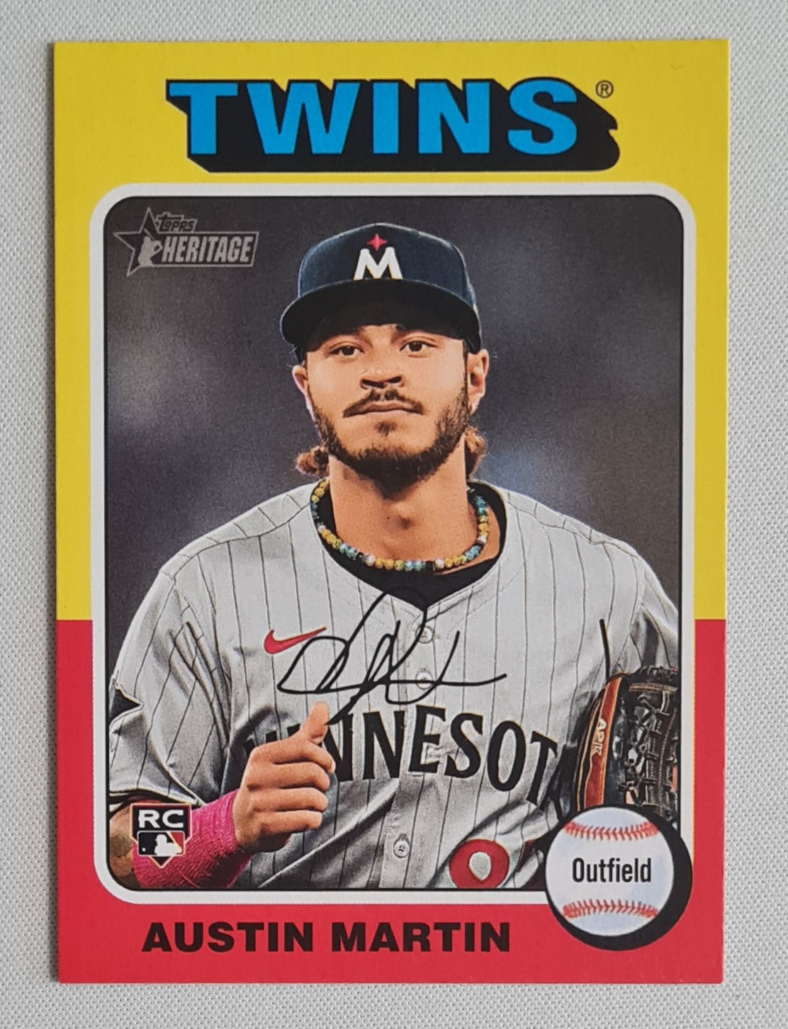Austin Martin - 2024 Topps Heritage #649 Minnesota Twins