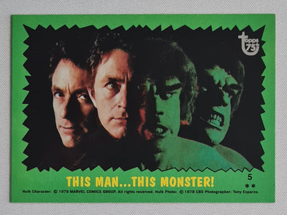The Incredible Hulk "This Man... This Monster" - 2013 Topps 75th #77