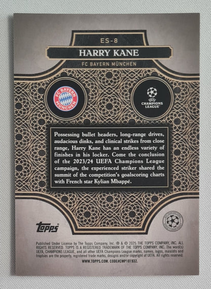 Harry Kane - 2024/25 Topps Merlin Chrome UCC Elite Society Gold Mojo /50 #ES-8 Bayern Munich