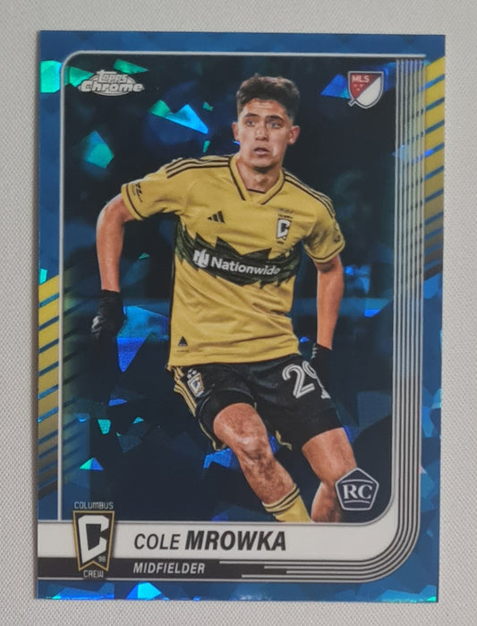 Cole Mrowka - 2025 Topps Chrome Sapphire MLS #69 Columbus Crew