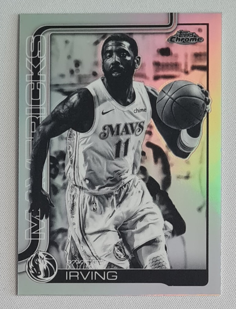 Kyrie Irving - 2025 Topps Chrome Negative Refractor #40 Dallas Mavericks