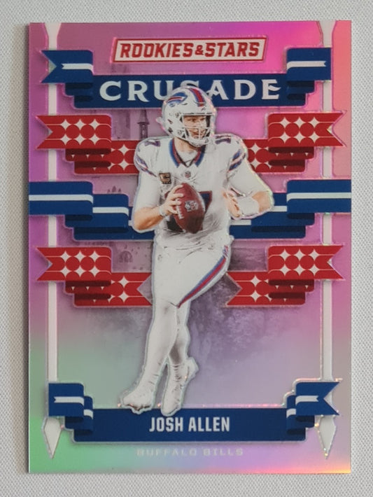 Josh Allen - 2024 Rookies & Stars Crusade Pink /75 #C-JAN Buffalo Bills
