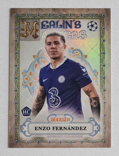 Enzo Fernández - 2022/23 Topps Merlin UEFA Soccer Merlin's Masters #MM-4 Chelsea FC