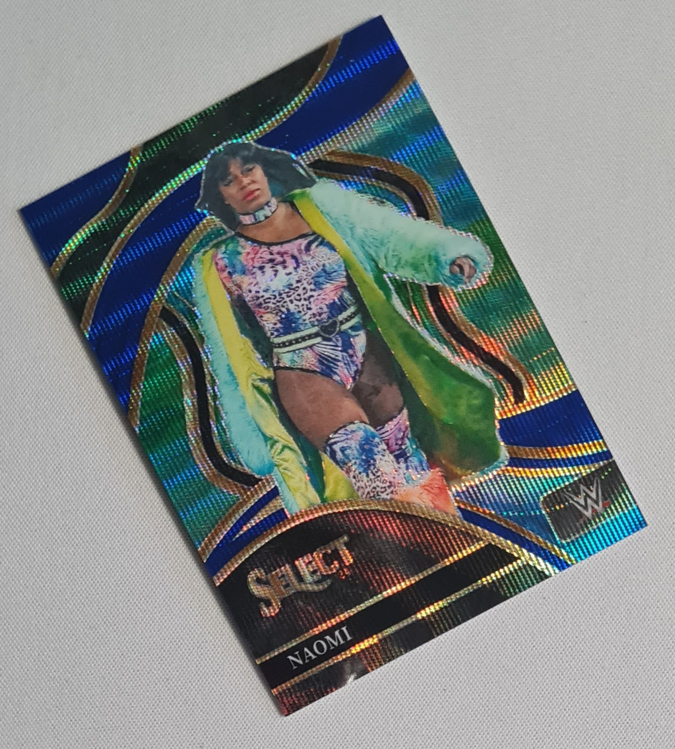 Naomi - 2024 Panini Select Ringside Prizm Blue Wave /49 #229