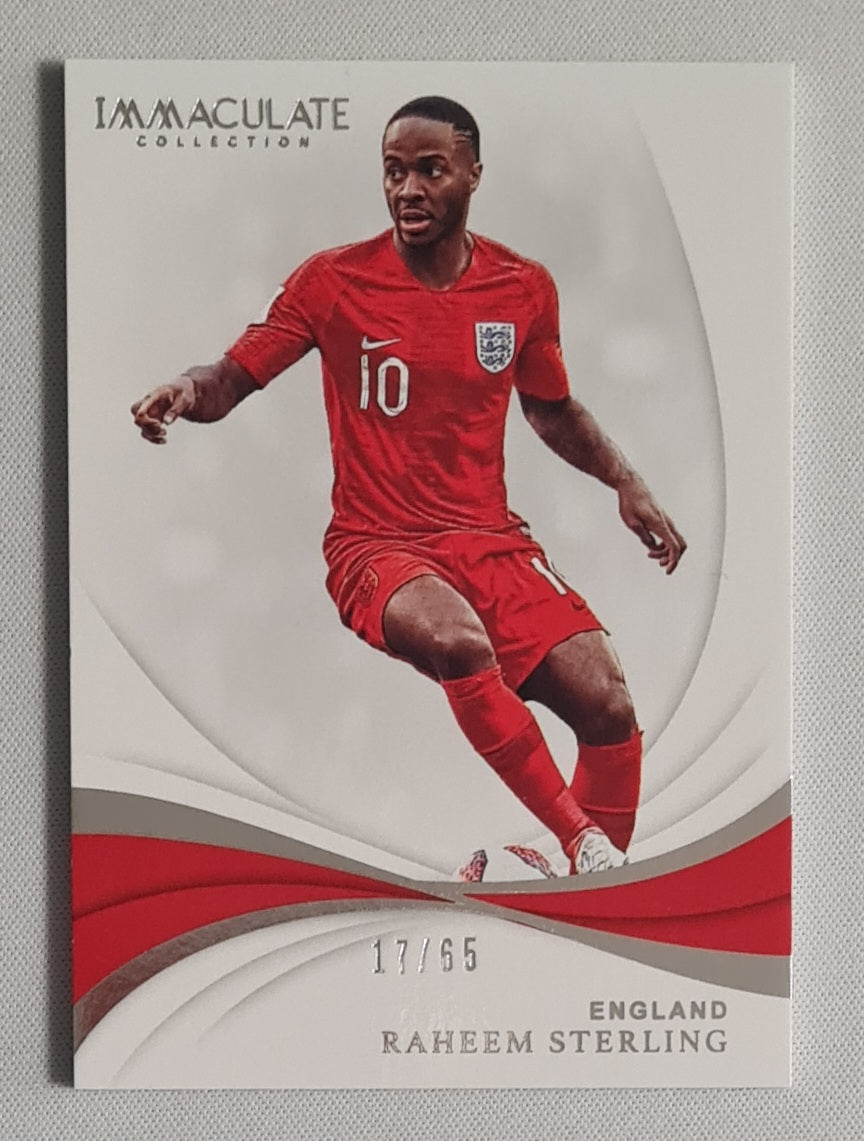 Raheem Sterling - 2018/19 Panini Immaculate /65 #15 England