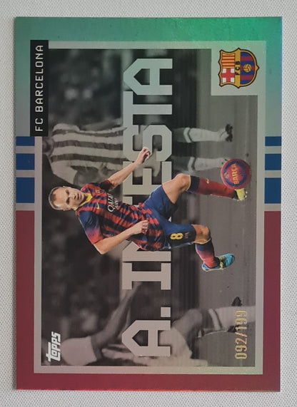 Andres Iniesta - 2025/26 Topps FC Barcelona Team Set We Want The Ball /199 #41