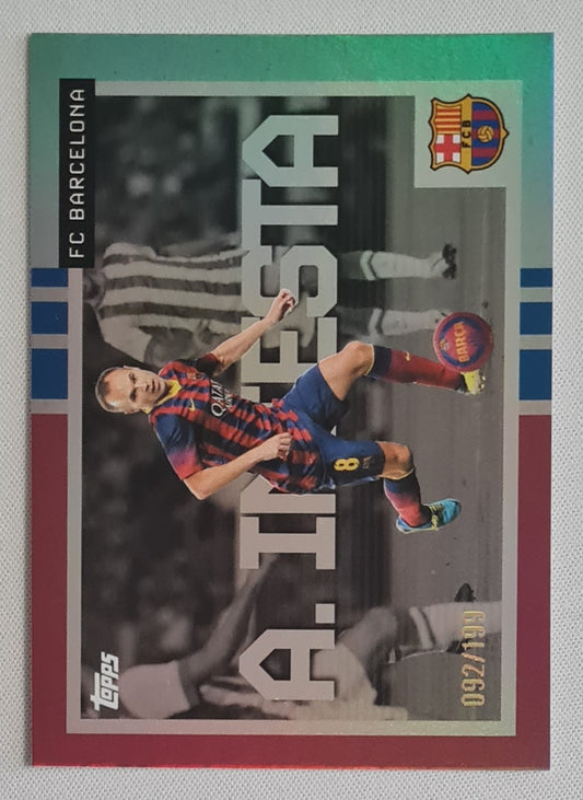Andres Iniesta - 2025/26 Topps FC Barcelona Team Set We Want The Ball /199 #41