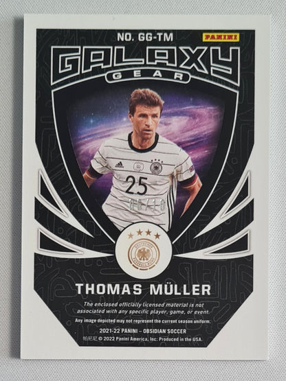 Thomas Muller - 2021/22 Panini Obsidian Galaxy Gear /10 #GG-TM Germany