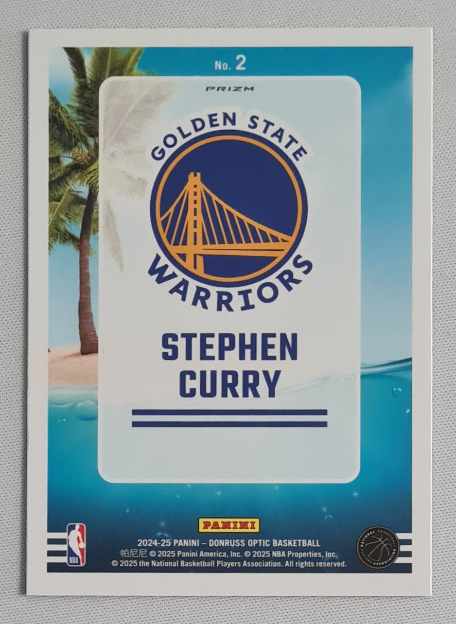 Stephen Curry - 2024/25 Panini Donruss Optic Splash Purple #2 Golden State Warriors