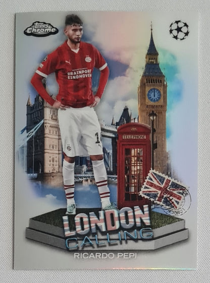 Ricardo Pepi - 2023/24 Topps Chrome London Calling #LC-12 PSV Eindhoven