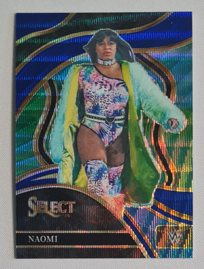 Naomi - 2024 Panini Select Ringside Prizm Blue Wave /49 #229