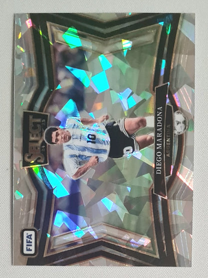 Diego Maradona - 2024/25 Panini Select FIFA Field Level Cracked Ice #248 Argentina