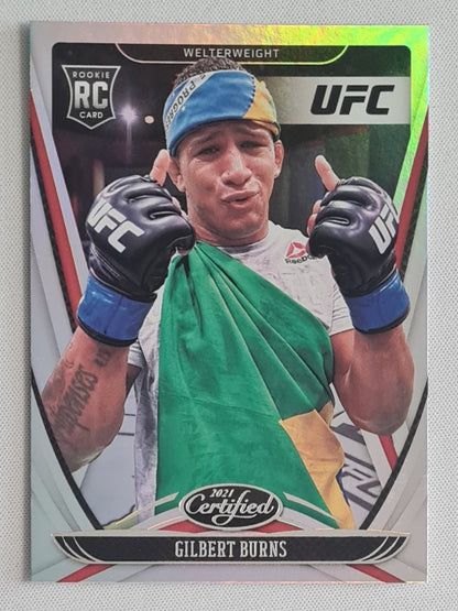 Gilbert Burns - 2021 Panini Chronicles Certified UFC Rookie Card #135