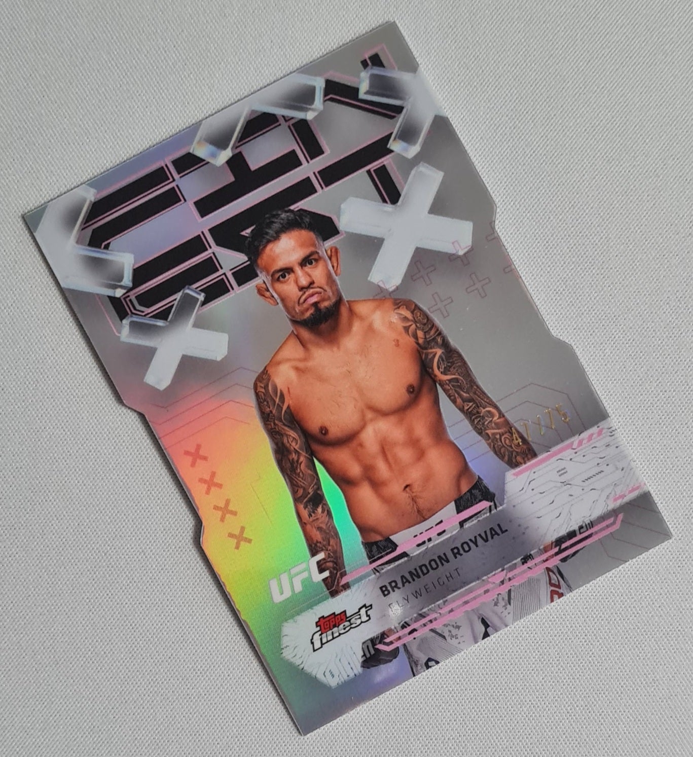 Brandon Royval - 2025 Topps Finest UFC Die-cut /75 #46