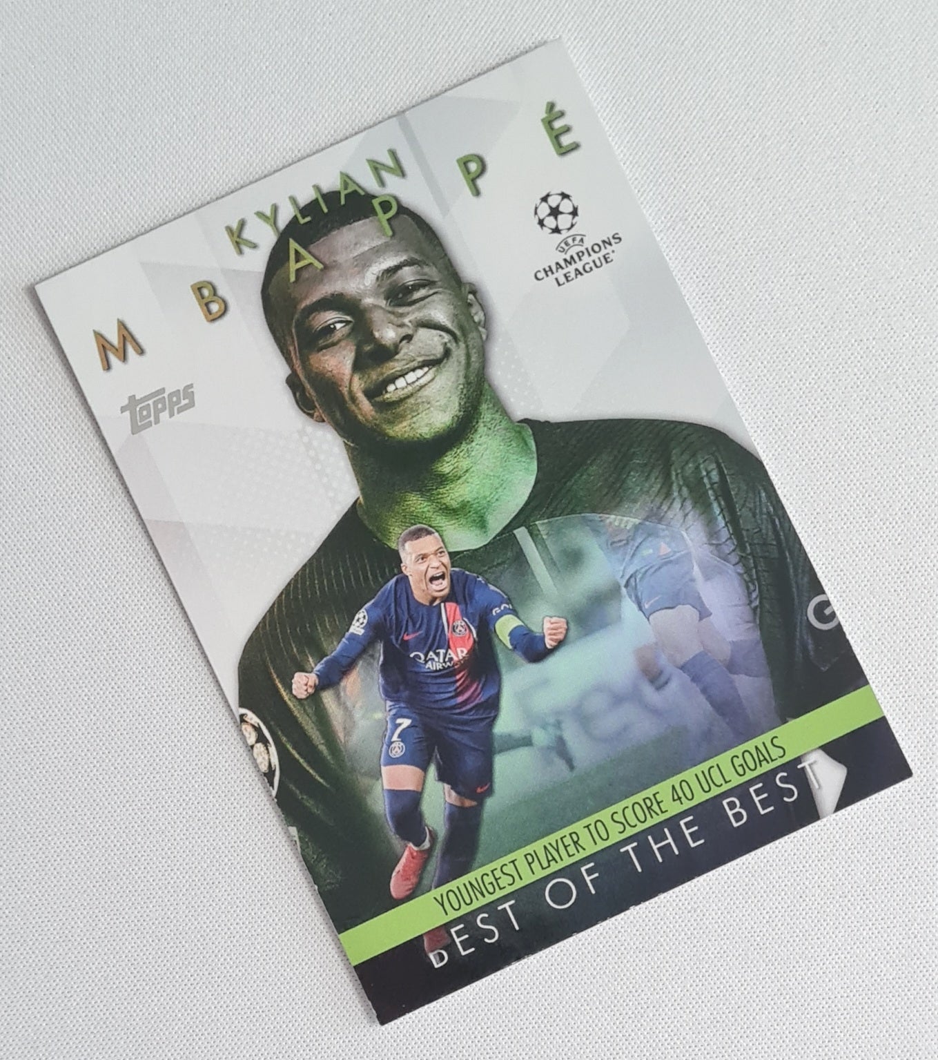 Kylian Mbappe - 2023/24 Topps UEFA Best of the Best #BM-8 PSG
