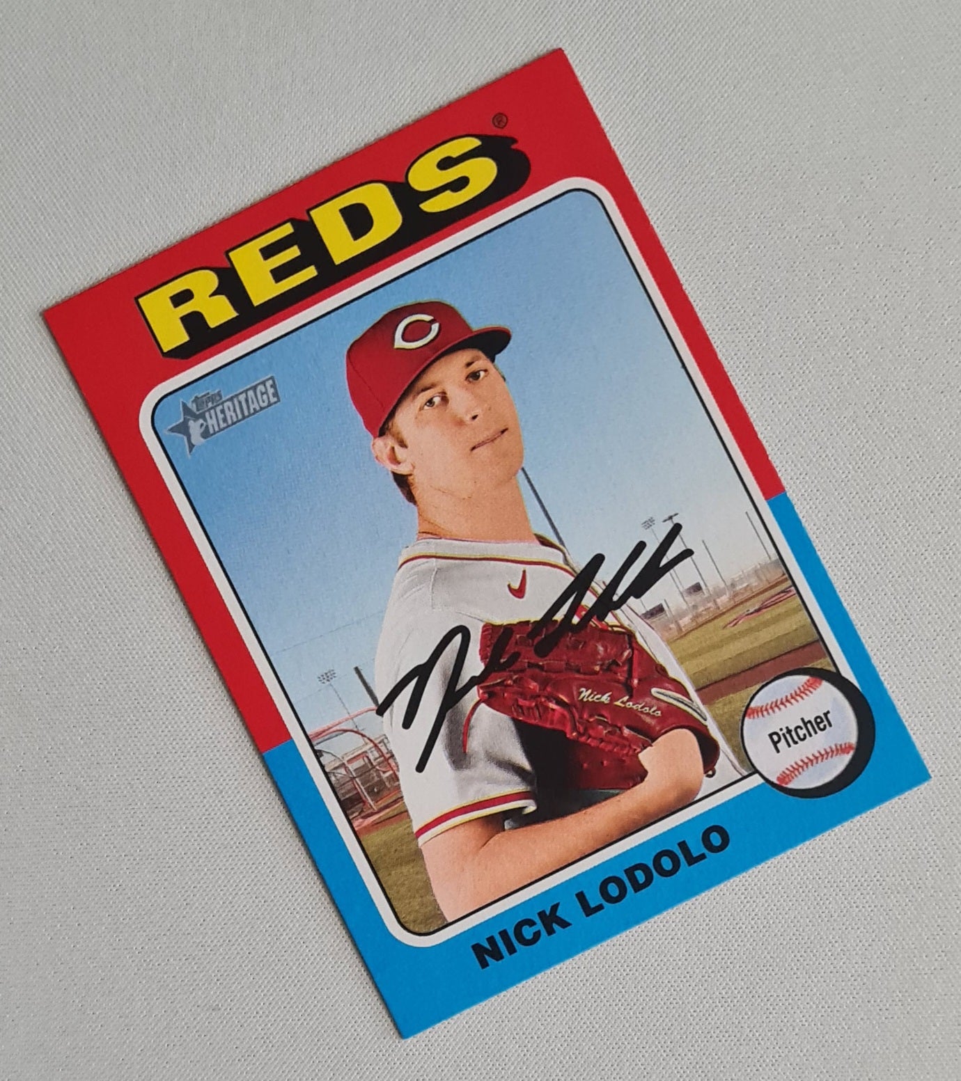 Nick Lodolo - 2024 Topps Heritage #707 Cincinnati Reds