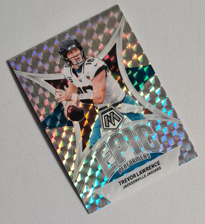 Trevor Lawrence - 2024 Panini Mosaic Epic Performers Prizm #EP-TLA Jacksonville Jaguars