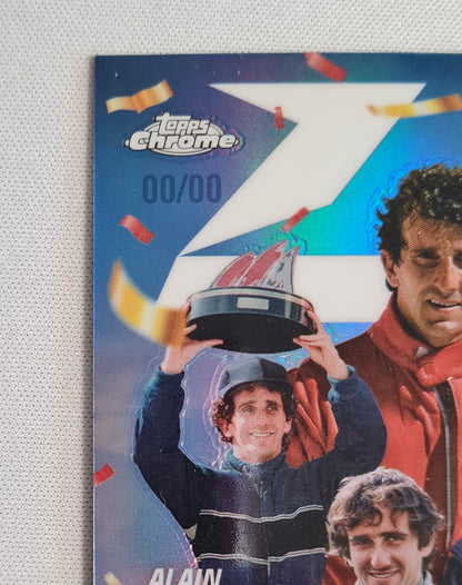 Alain Prost - 2025 Topps Chrome F1 4 and More /00 #4N-3