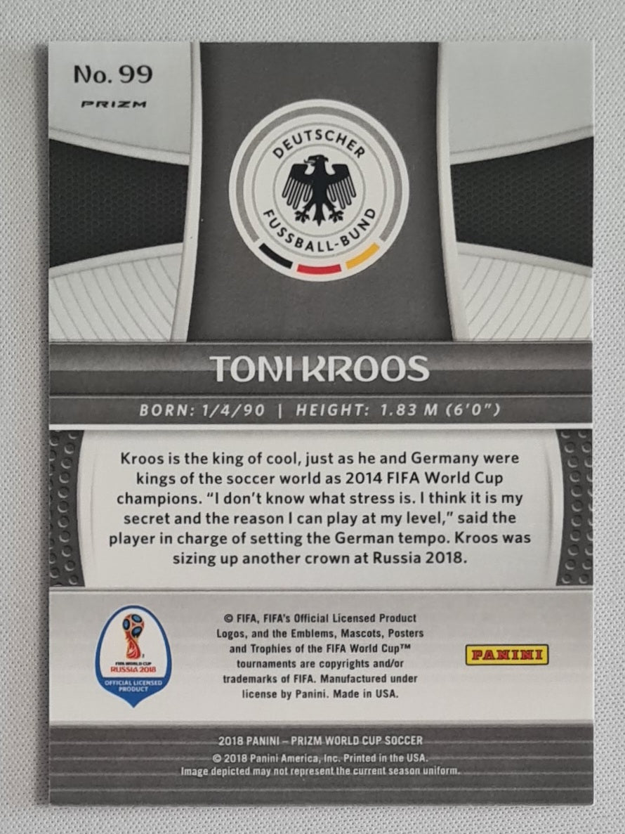 Toni Kroos - 2018 Panini Prizm Soccer World Cup Black Gold Prizm #99 Germany