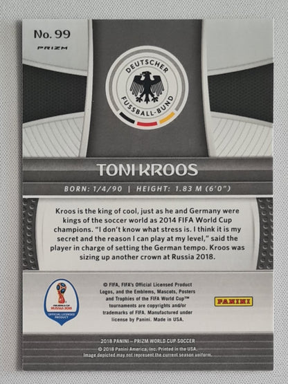 Toni Kroos - 2018 Panini Prizm Soccer World Cup Black Gold Prizm #99 Germany