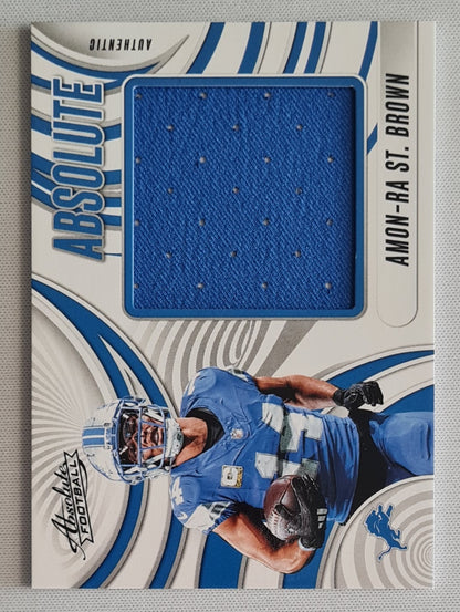 Amon Ra St Brown - 2025 Panini Absolute Authentic #AJ-ASB Detroit Lions