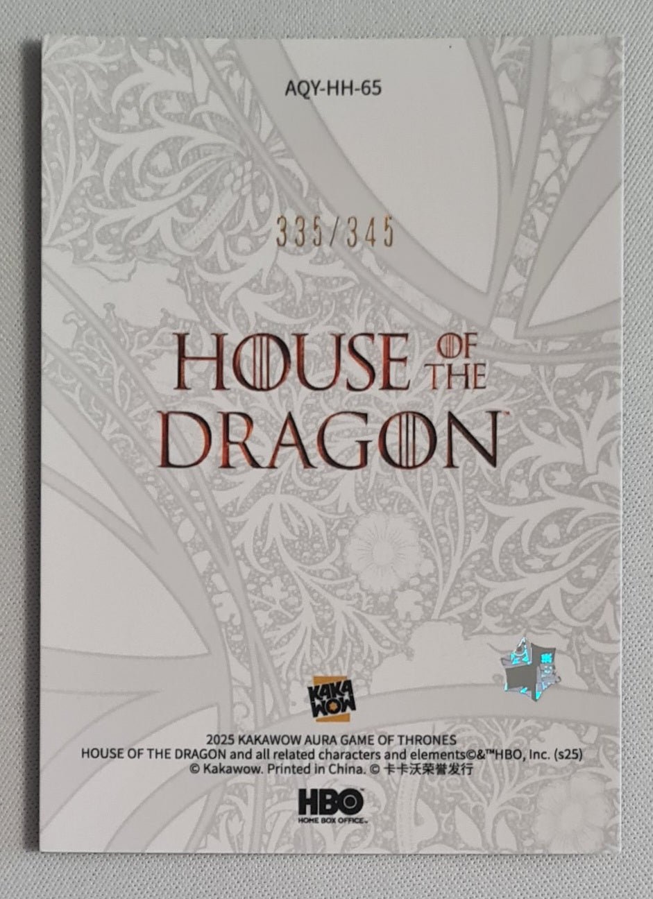 Rhaenyra Targaryen (Young) - 2025 Kakawow House of the Dragon /345 #AQY-HH-65 GOT