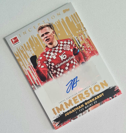 Jonathan Burkardt - 2024/25 Panini Immaculate Immersion Auto Gold /5 FSV Mainz 05